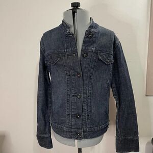 Levi Strauss Signature Dark Wash Denim Jean jacket Size Small